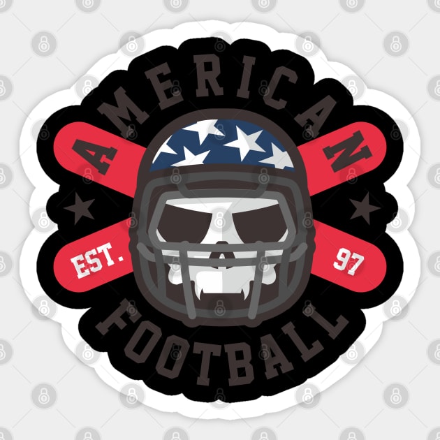 SKULL-V1 Sticker by TEENIE DESIGN